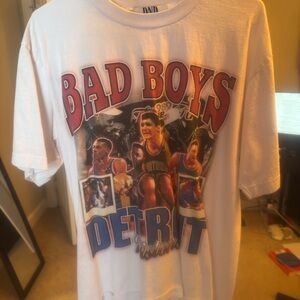 White Graphic 'Bad Boys' Detroit Men's Tee